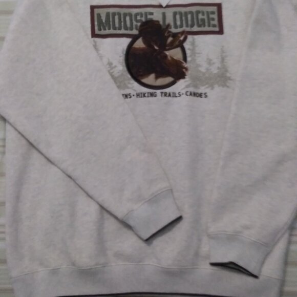 Croft & Barrow Moose Lodge Crewneck Sweatshirt - Picture 10 of 11
